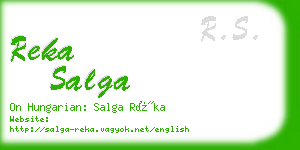 reka salga business card